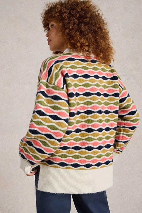 GINA GEO JUMPER NATURAL MULTI 2