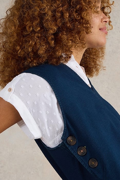 MAPLE DENIM JERSEY PINNY MID DENIM 5