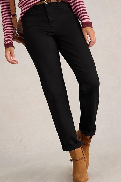 TAYLOR STRAIGHT JEAN BLACK DENIM 5