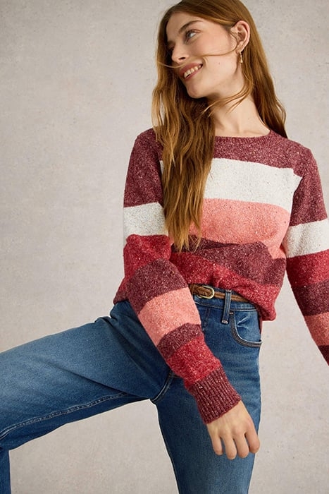 TALIA NEP JUMPER PLUM MULTI 4