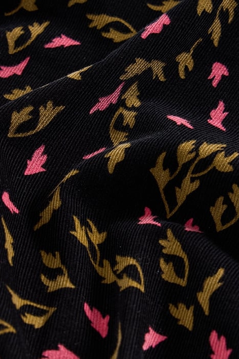 LUCY CORD DRESS BLACK PRINT 6