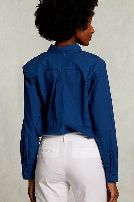 BLUE UNI CENTERED BLOUSE BLUE 2