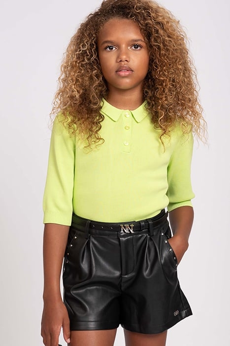 GOLDIE SOLID POLO SPLASH GREEN 1