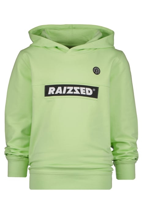 BOYS NORWICH SWEATER NEON GREEN 1