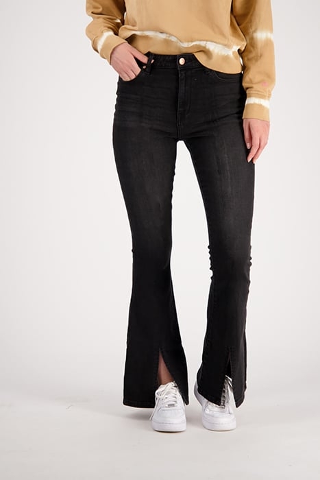 SUNRISE SLIT JEANS BLACK STONE 1