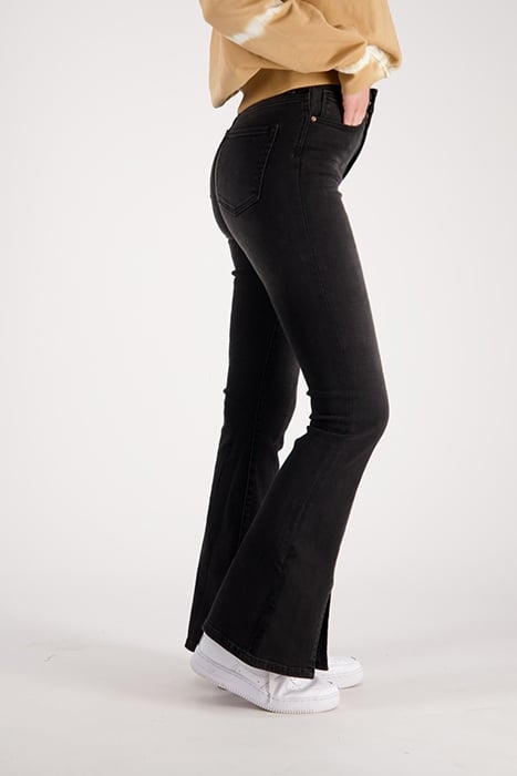 SUNRISE SLIT JEANS BLACK STONE 7