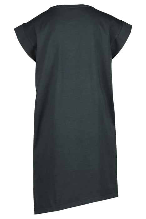 GIRLS DENVER DRESS BLACK GREY 2