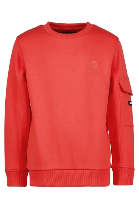 BOYS MARSHALL SWEATER PEACH RED 1