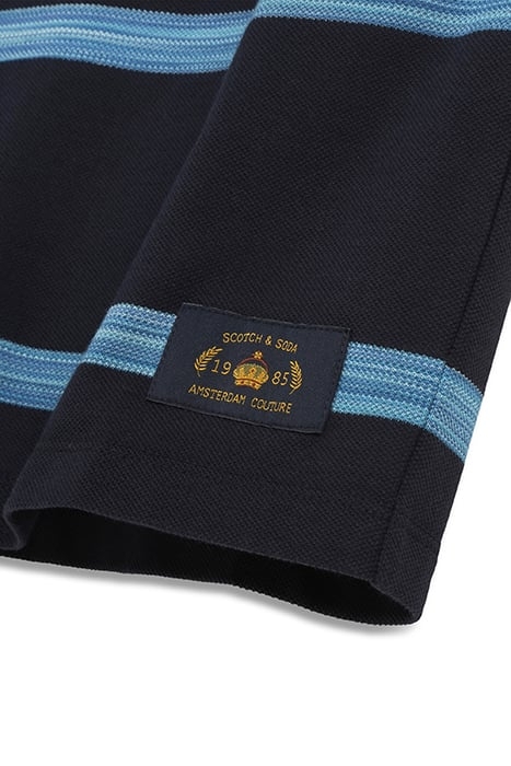 TEXTURED SPACEDYE STRIPE SS TEE NIGHT 3