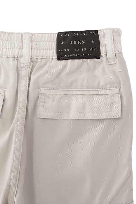 BOYS’ BEIGE CARGO TROUSERS WITH ELASTICATED WAIST 5