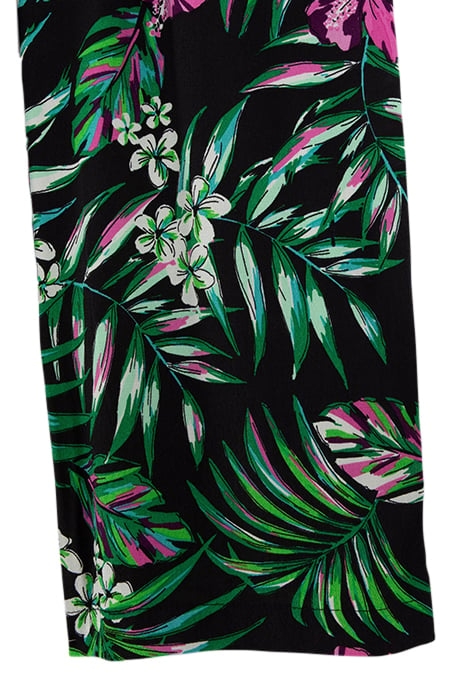 GIRLS’ BLACK LENZING™ ECOVERO™ TROPICAL TROUSERS 6