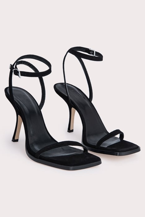 95MM SANDAL - BLACK CRYSTAL 2