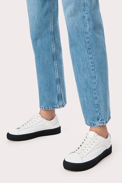 RODINA BLACK ON WHITE GRAINED LEATHER BLACK ON WHITE 2