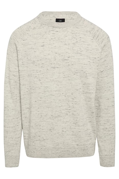 S.OLIVER-QS PULLOVER GREY/BLACK 4