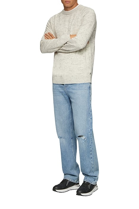 S.OLIVER-QS PULLOVER GREY/BLACK 8