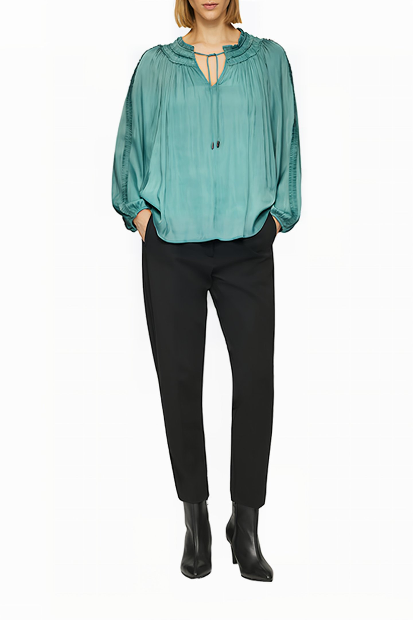 S.OLIVER BLOUSES GREEN 2