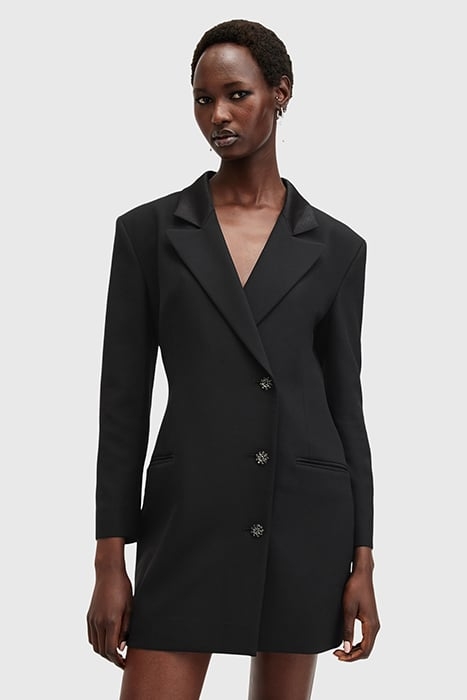 ERYKAH BLAZER DRESS BLACK 1