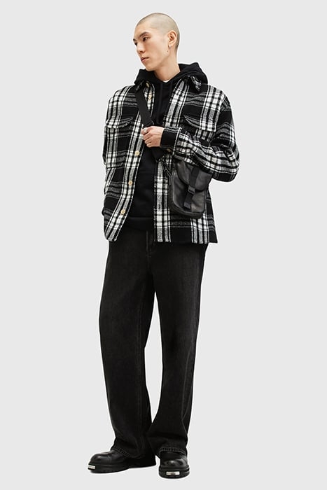 IMBER LS SHIRT BLACK/ECRU WHITE 5