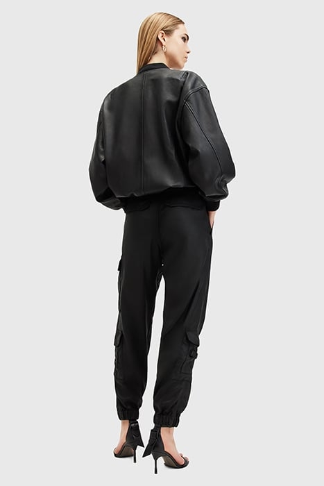 HIMARI CARGO TROUSER COATED BLACK 4