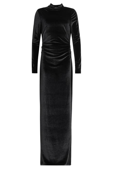 AMORET VELVET DRESS BLACK 3