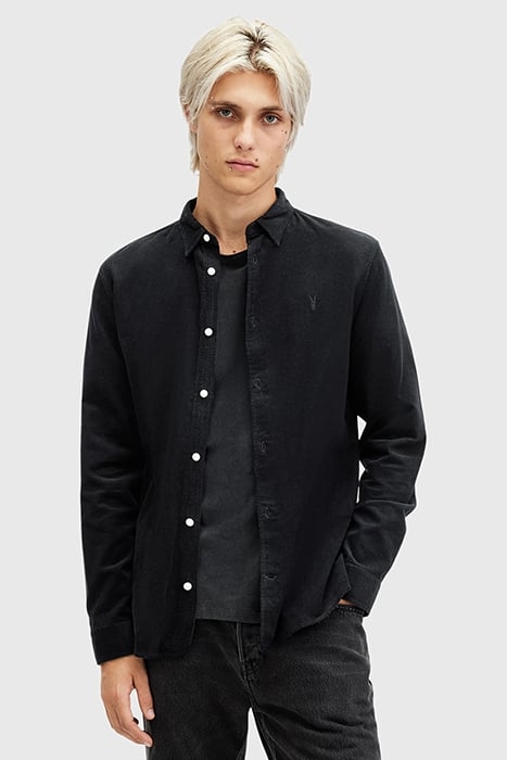 BIRCHWOOD LS SHIRT JET BLACK 1
