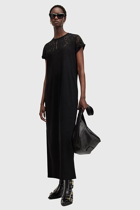 ANNA SNK MAXI DRESS BLACK 4