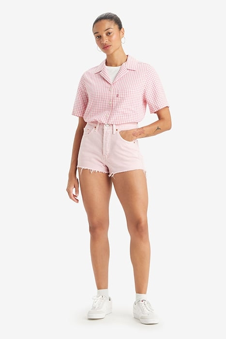 501 ORIGINAL SHORT DUSTY CHALK PINK SHO 1