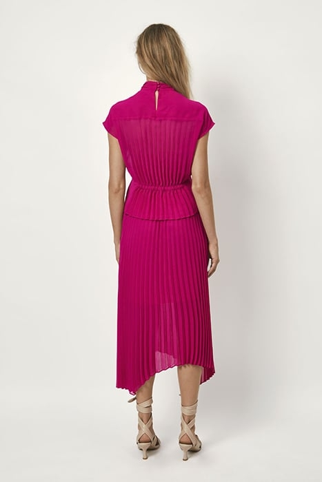 PENELOPE GATHERED DETAIL TOP HIBISCUS PINK 8