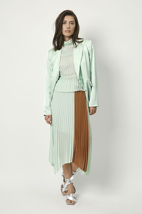 FARAWAY COLOURBLOCK SKIRT PISTACHIO 5
