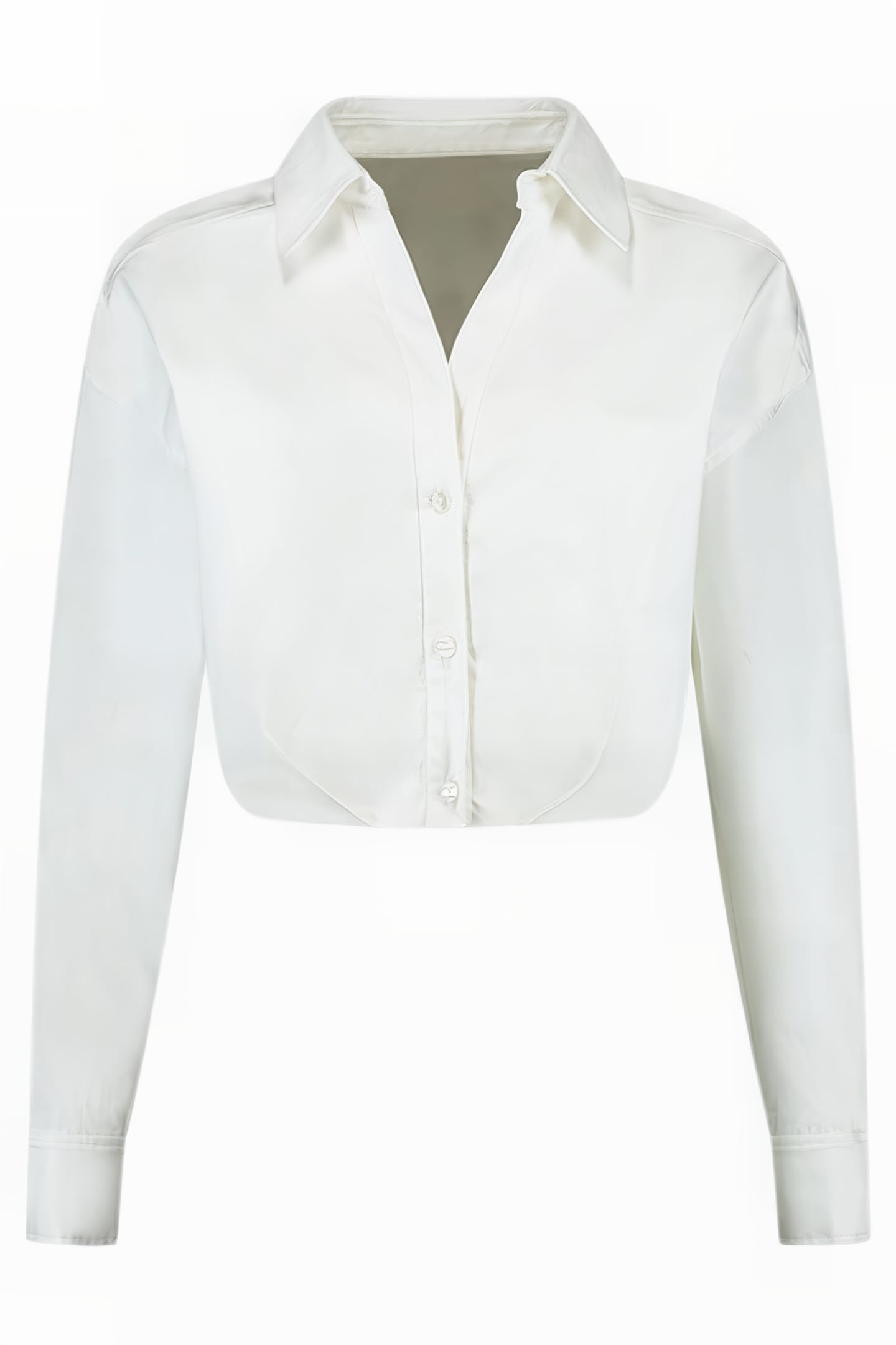 CROPPED BLOUSE STAR WHITE 1