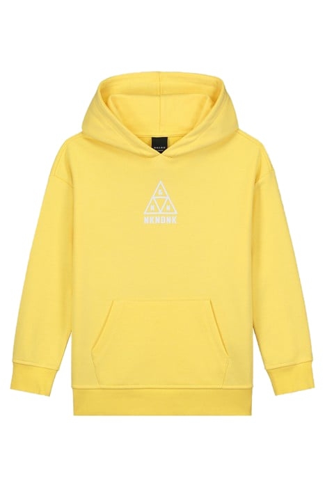 TRIANGLE HOODIE SOFT YELLOW 1