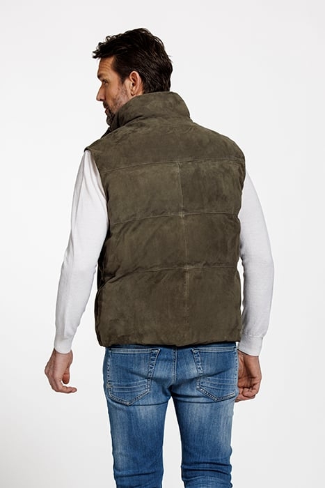 RICHARD BODYWARMER LIGHT ARMY GREEN 2