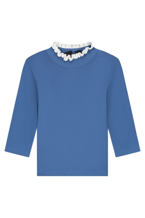 ZOHRA MID-SLEEVE MEDIUM BLUE 1