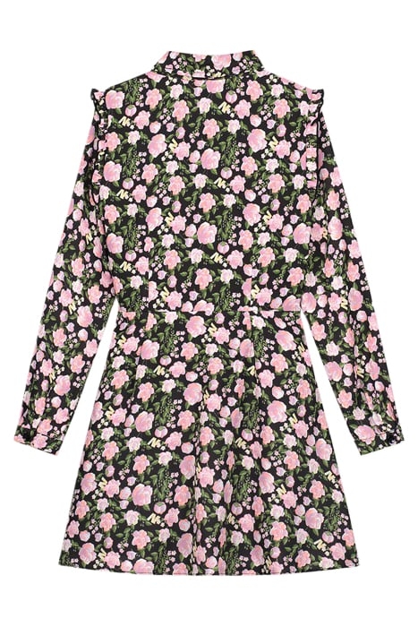 CHARLEY DRESS BLACK/MULTI COLOR 2