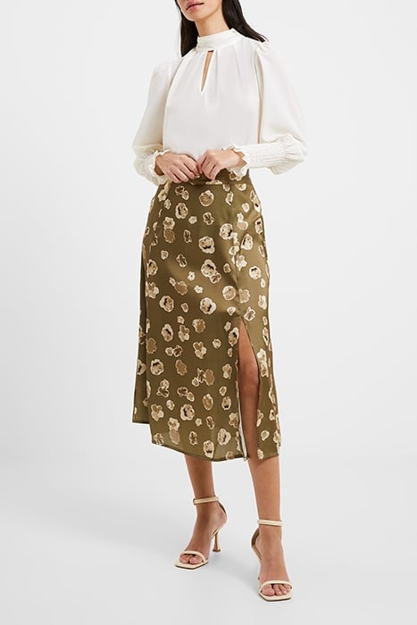 BRONWEN ALEEYA SATIN SKIRT NUTRIA 1