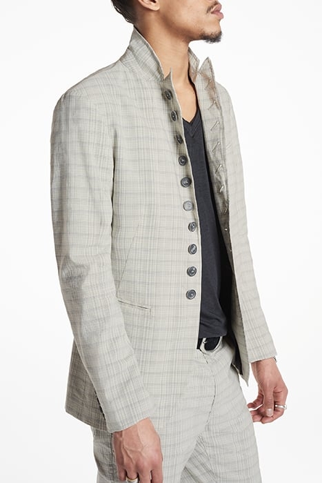 SLIM FIT WIRE INSERTED JACKET ASH 2
