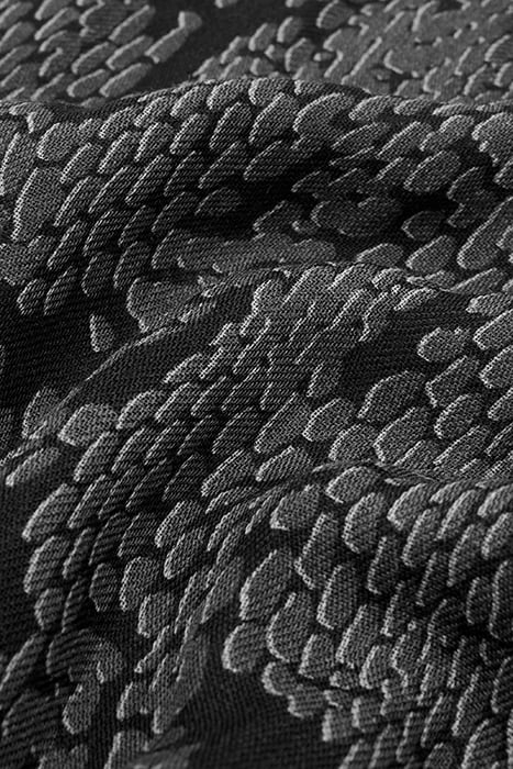 BROKEN ANIMAL PRINT SCARF BLACK 3