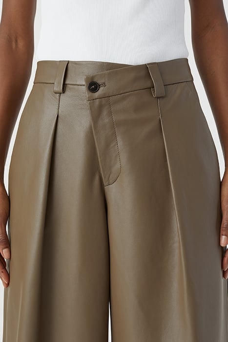 HELSTON LEATHER PANTS OLD PINE 6