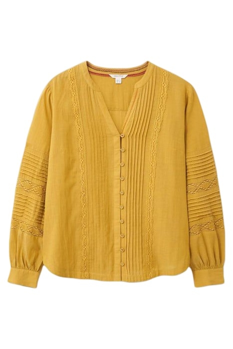 KATE SHIRT DARK CHARTREUSE 2