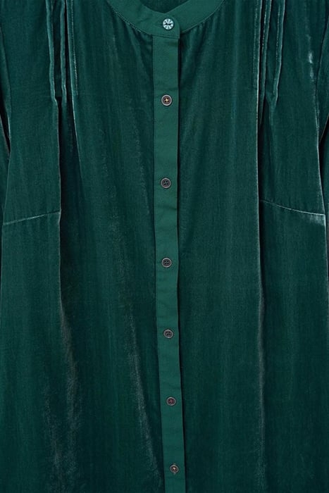 DAKOTA VELVET TUNIC MID TEAL 4