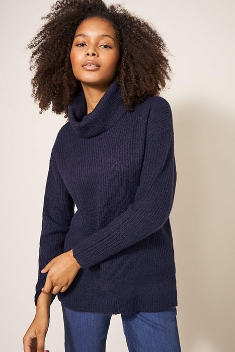 LOVELY RIB JUMPER FRENCH NAVY 1