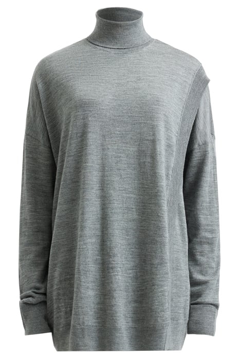 BERN WRAP JUMPER GREY MARL 4