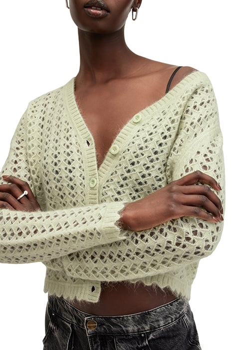 VIVIAN CARDIGAN EARTH GREEN 8