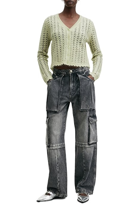 VIVIAN CARDIGAN EARTH GREEN 3