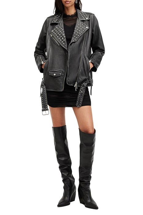 BILLIE CONICAL BIKER BLACK/GREY 4