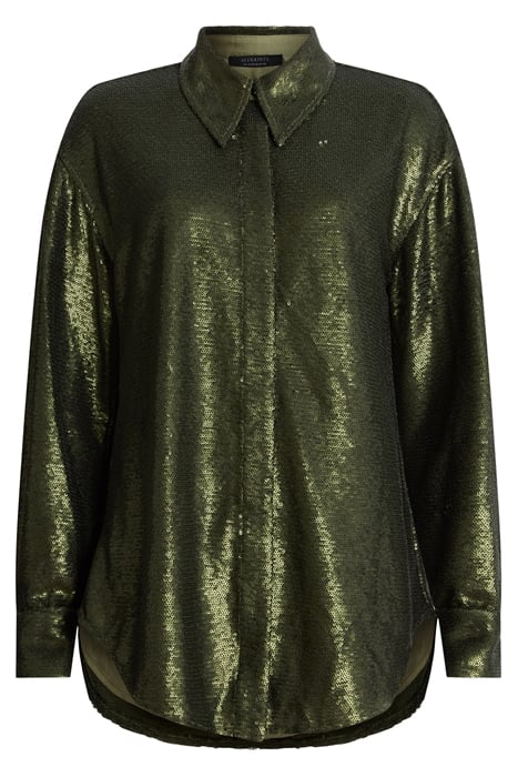 CHARLI SEQ SHIRT OLIVE GREEN 4