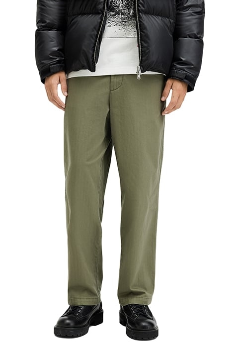 WARDEN TROUSER FADED KHAKI GREEN 1