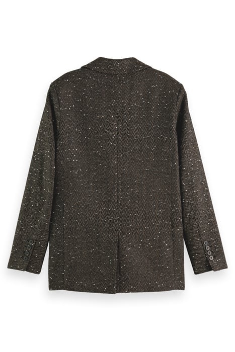 HERRINGBONE SEQUIN SINGLE-BREASTED BLAZER SEQUIN HERRINGBONE 2