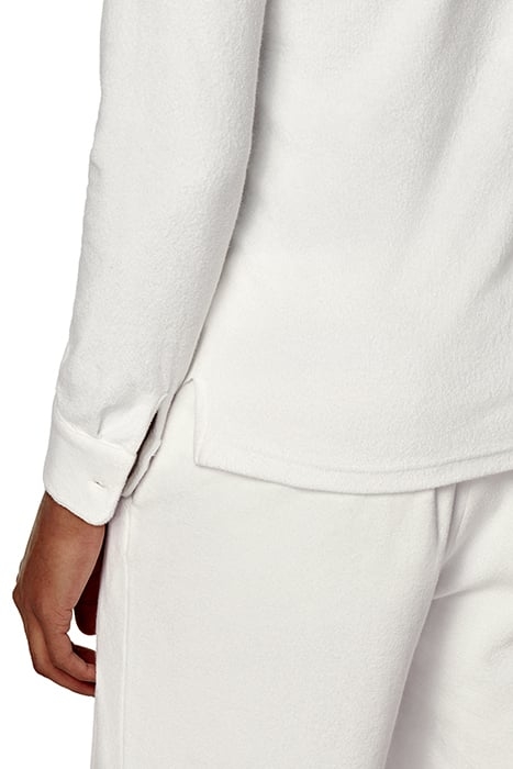 WHITE LONG SLEEVE TERRY POLO 8