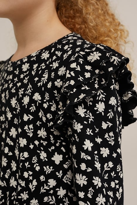 DRESS MID LENGTH BLACK 5